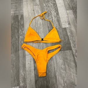 NWOT orange bikini